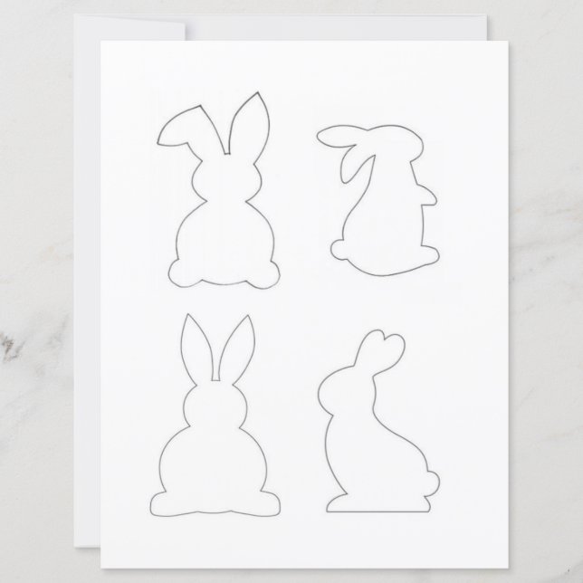 Papier Monoline Bunnies abound! (Devant)