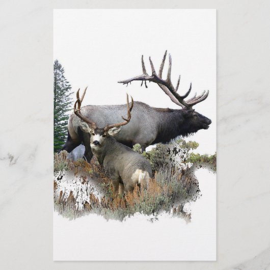 Papier Monster bull trophée buck (Devant)