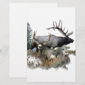 Papier Monster bull trophée buck (Devant / Derrière)