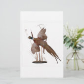 Papier Mont du faisan (Debout devant)