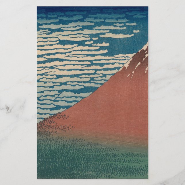 Papier Mont Rouge Fuji (Devant)