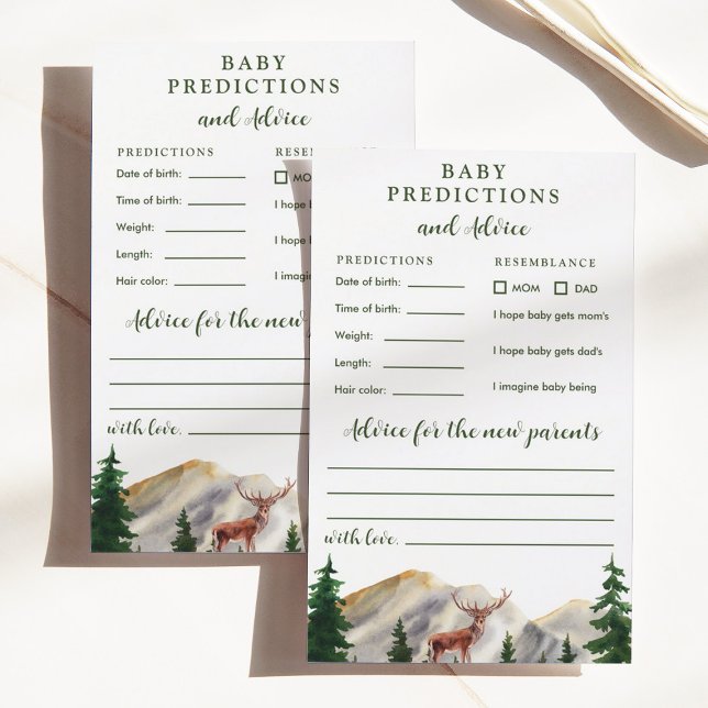 Papier Montagnes Deer Prédictions et conseils (Créateur téléchargé)