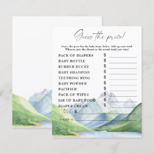 Papier Montagnes - Devinez le prix Jeu