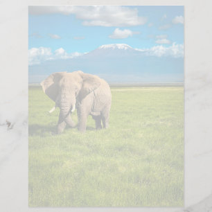 Papier Montagnes   Mont Kilimandjaro Tanzanie, Afrique