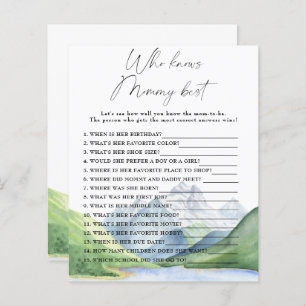 Papier Montagnes - Qui connaît maman mieux