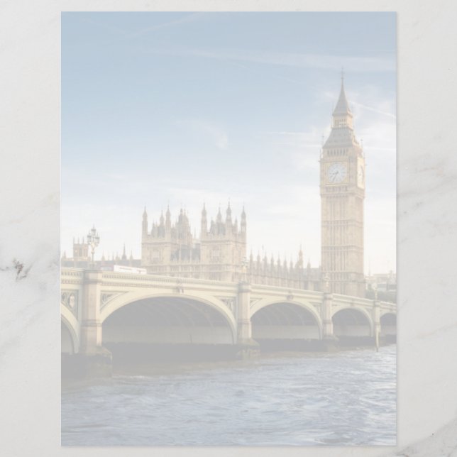 Papier Monuments | Big Ben, London England (Devant)