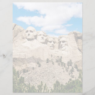 Papier Monuments Mt Rushmore