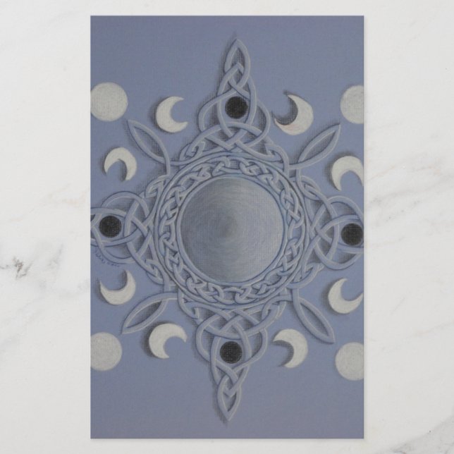 Papier Moon cycle -noeud celtique (Devant)