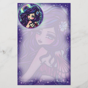 Papier Moon Glow Fairy Imaginaire Art par Hannah Lynn