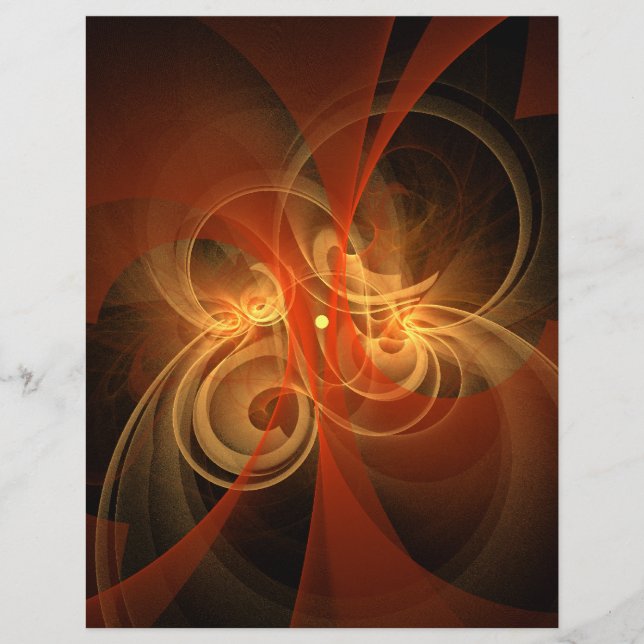 Papier Morning Magic Art Abstrait Letterhead (Devant)
