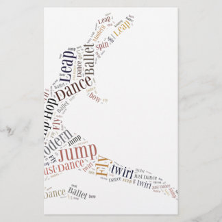 Papier Mot de danse Cloud