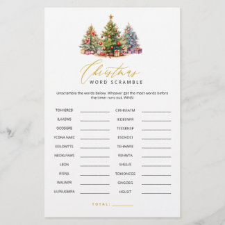 Papier Mot de Noël Mot-baguette Mot de recherche Jeux de 