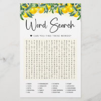 Mot de recherche Jeu Lemon Fête des mariées Card