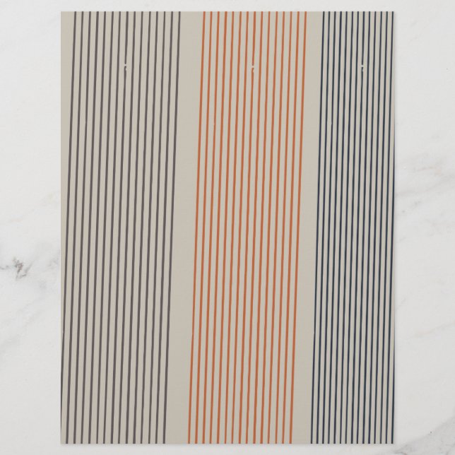Papier Motif à bande fine (Devant)