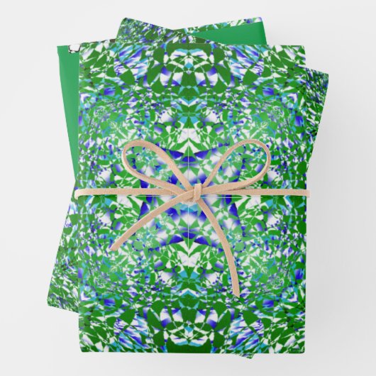 Papier Motif à feuillage persistant (En situation)