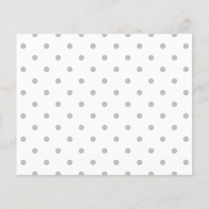 Papier Motif à points polka gris clair et blanc.