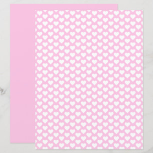 Papier Motif à rebut rose pâle pour coeur mignon
