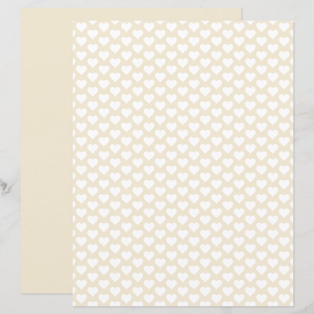 Papier Motif à retouche couleur  (Devant / Derrière)