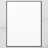 Papier Motif Abstrait de Tourbillons Noir et Blanc Modern (Dos)