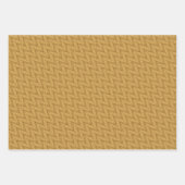 Papier Motif Abstrait jaune moutarde (Devant 3)