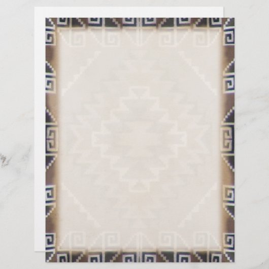 Papier Motif amérindien (Devant / Derrière)