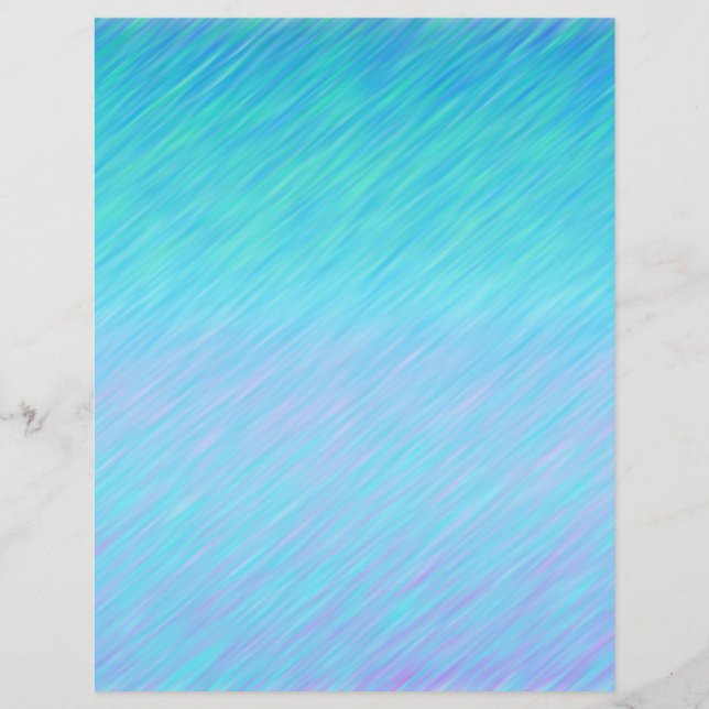 Papier Motif Aqua Blue Rain (Devant)