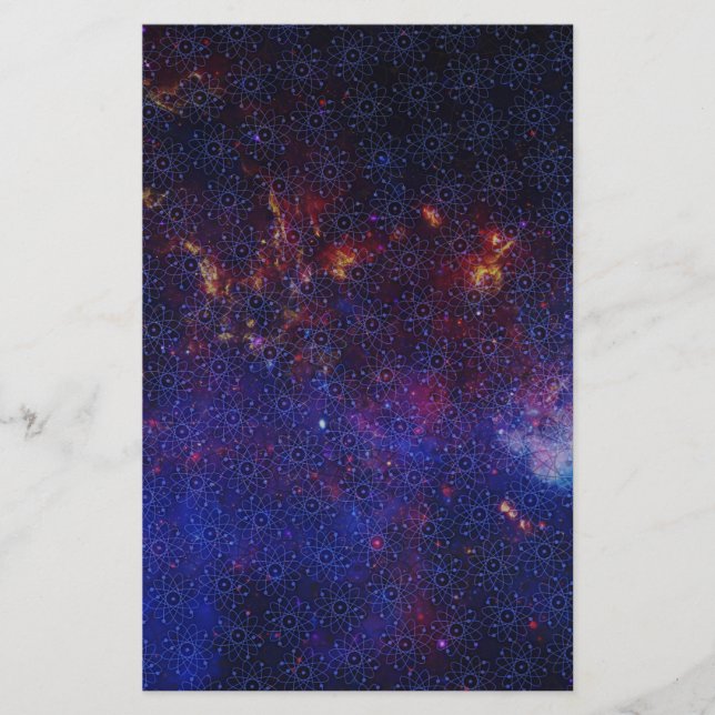 Papier Motif Atom (Devant)