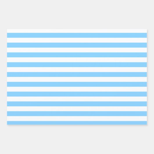 Papier Motif bleu clair à envelopper (Devant)