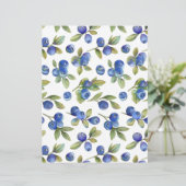 Papier Motif Blueberry vintage Stable (Debout devant)
