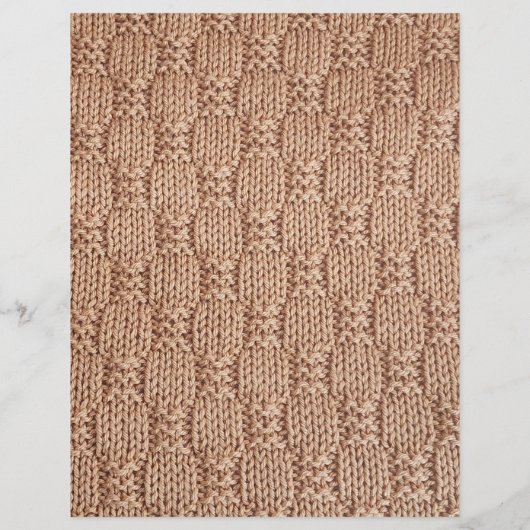 Papier Motif Bubble Knit Stitch par Shirley Taylor (Dos)