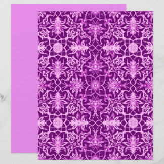 Papier Motif chinois Art Nouveau, Amethyst violet