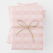 Papier Motif clair rose En vichy (En situation)