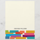 Papier motif coloré (Devant)