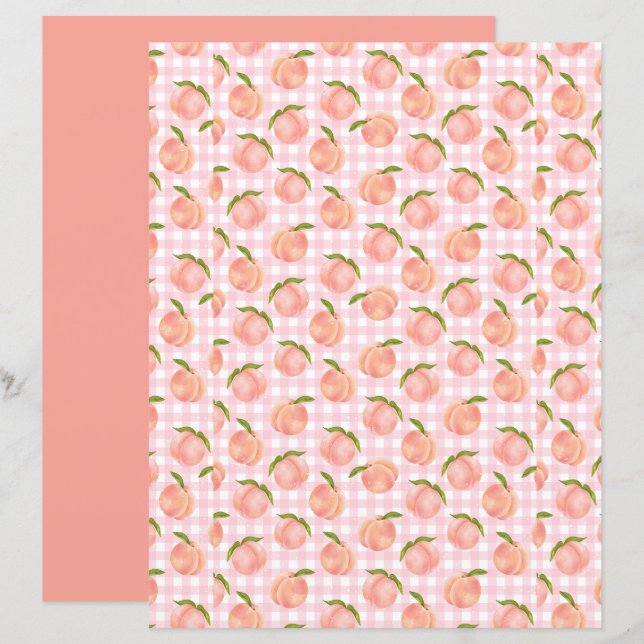 Papier Motif d'aquarelle douce (Devant / Derrière)