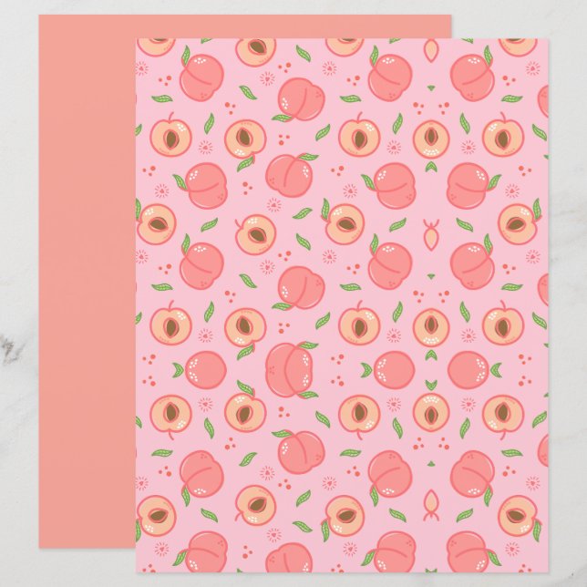 Papier Motif d'aquarelle douce (Devant / Derrière)