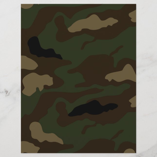 Papier motif de camouflage militaire (Devant)