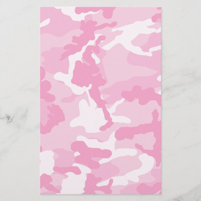 Papier Motif de camouflage rose mignon (Devant)