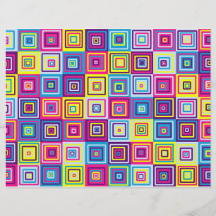 Papier Motif de carrés