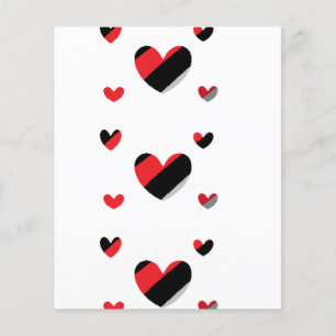 Papier Motif de cœurs charmants
