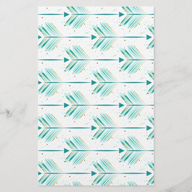 Papier Motif de flèche indé (Devant)