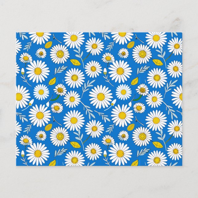 Papier Motif de fleur de marguerite (Devant)
