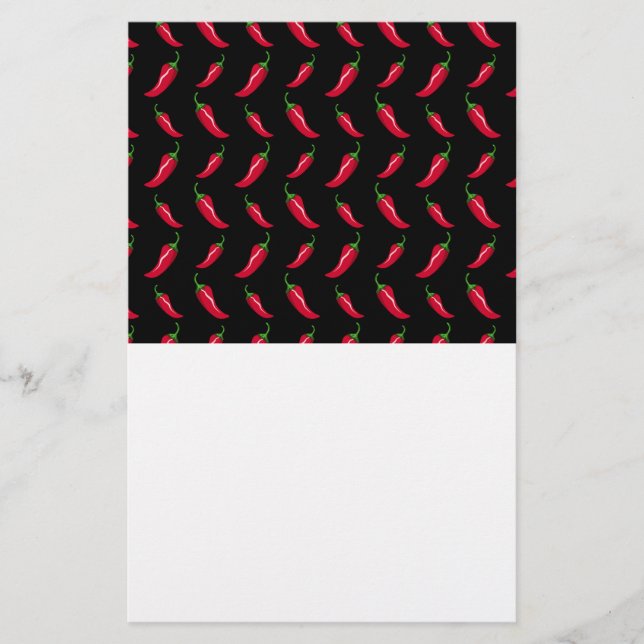 Papier Motif de piment noir (Devant)