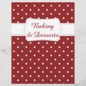 Papier Motif de recettes de marron pittoresque (Devant)