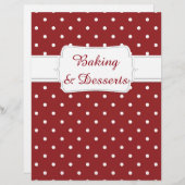 Papier Motif de recettes de marron pittoresque (Devant / Derrière)