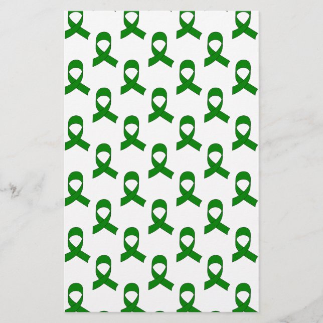 Papier Motif de ruban vert (Devant)