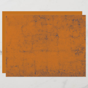 Papier Motif de texture orange rouille vintage