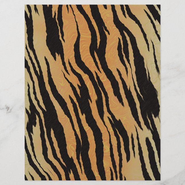 Papier Motif de tigre (Devant)