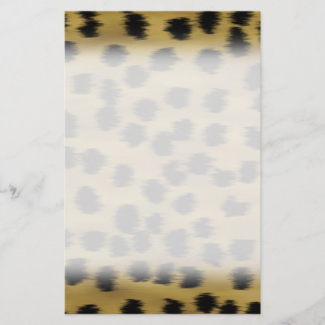 Papier Motif d'impression Brown en noir et or. (Devant)