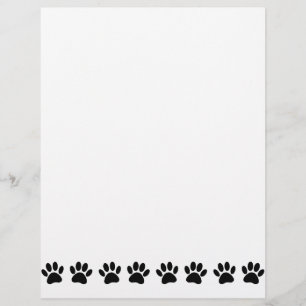 Papier Motif Dog Paw