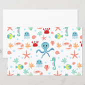 Papier Motif du monde marin (Devant / Derrière)
